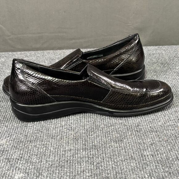 Mephisto Loafers Men 9.5 Air Jet Leather Slip On Snakeskin Preppy Quiet Luxury main image 7